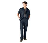Dickies Herren Regular Fit Freizeit Hemd Shrt/S Work Shirt, Kurzarm, Blau (Navy Blue NV), Gr. XXX-Large (Herstellergröße: 3XL)