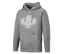 Dickies Herren Rockfield Hoodie (BCI) Kapuzenpullover, Grey Melange, M