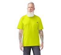 Dickies Herren Schweres Rundhalsausschnitt, Kurzärmelig, Groß T-Shirt, hellgelb, 3XL Tall