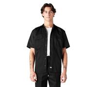 Dickies Herren Short Sleeve Arbeitsbluse, Schwarz (Black), X-Large (Herstellergröße: XLrge)