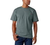 Dickies Herren Short Sleeve Heavyweight Crew Neck Pocket T-shirt Henley Hemd, Blau - Smoke Blue, M EU