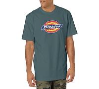 Dickies Herren-T-Shirt, groß und hoch, kurzärmelig, dreifarbig, Logo-Grafik, Lincoln Green, Klein