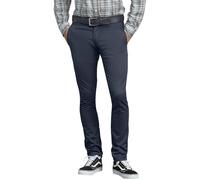 Dickies Herren Skinny Fit Arbeitshose Lässige Business-Hose, Schwarz, 36W / 30L