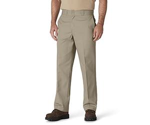 Dickies Herren Slim Straight Work Pants Sporthose, Beige (Light Khaki), 33W x 30L