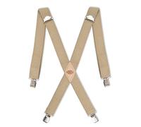 Dickies Herren-Straps, 3,8 cm, solide, gerade Clip, verstellbar, beige, Einheitsgröße