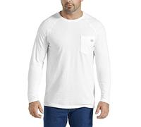 Dickies Herren Temp-iq Performance Cooling Long Sleeve T-Shirt, Weiß, Groß