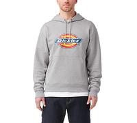 Dickies Herren Tricolor DWR Pullover Fleece Kapuzenpullover, Grau meliert, Medium
