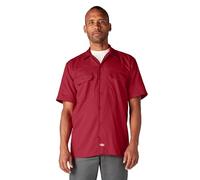 Dickies Herren Twill Ss Work Shirt Original Kurzärmeliges Hemd, Rot/Ausflug, einfarbig (Getaway Solids), XX-Large