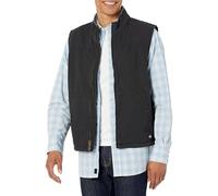 Dickies Herren-Weste mit Sherpa-Futter, Entenweste, Arbeitskleidung, Schwarz gespült, 3XL