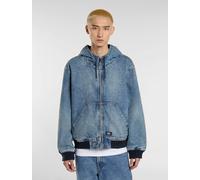 Dickies - Hooded denim Jacke, Herren, Blau, Größe: XL