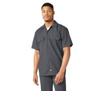Dickies Kurzärmeliges Arbeitshemd für Herren, Dunkelgrau, XX-Large