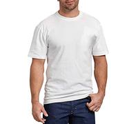 Dickies Kurzärmeliges schweres Herren-T-Shirt mit Rundhalsausschnitt, Weiss/opulenter Garten, 3XL/Tall