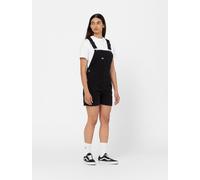 Dickies - Kurze duck canvas Latzhose, Damen, Schwarz, Größe: XS