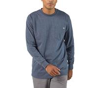 Dickies Langärmliges Herren-Sweatshirt mit Rundhalsausschnitt, Dark Denim Heather, 3X-Groß