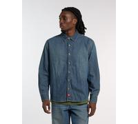 Dickies - Leichtes langarm-Denimhemd, Herren, Blau, Größe: M