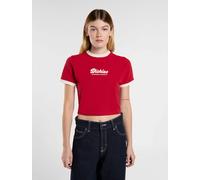 Dickies - Lewistown ringer T-shirt, Damen, Rot, Größe: OS
