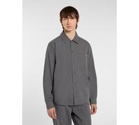 Dickies - Lima Langarmhemd mit nadelstreifen, Herren, Grau, Größe: XL
