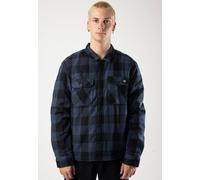 DICKIES LINED SACRAMENTO men Fleece Jackets|Longsleeves|Overshirts black|blue in Größe:XL