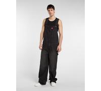 Dickies - Loose denim-Latzhose, Herren, Schwarz, Größe: L