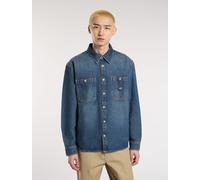 Dickies - Mechanic denim Langarmhemd, Herren, Khaki, Größe: OS