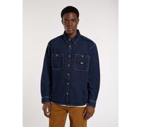 Dickies - Mechanic denim Langarmhemd, Herren, Marine, Größe: L