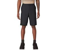 Dickies Men's Big & Tall Big-Tall Cooling Temp-iQ Active Waist Flat Front Shorts, Black, 46
