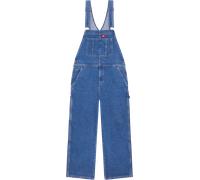 Dickies Men's Loose Denim Bib Classic Blue XS