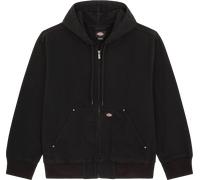 Dickies Men's Unlined Canvas Hooded Bomber Black M