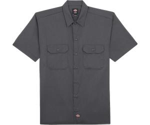 Dickies Men's Work Shirt Shortsleeve Rec Charcoal Grey S