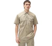 DICKIES WORK SHIRT S/S REC men Shortsleeves beige in Größe:M