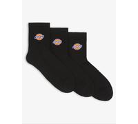 Dickies - Valley Grove Mid Black - Socken - Schwarz - S/M - 67% Baumwolle, 27% Polyester, 3% Polyamide, 3% Elastane,Baumwolle Schwarz S/M