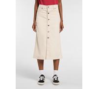Dickies - Midi denim-Rock, Damen, Weiß, Größe: L