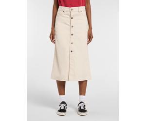 Dickies - Midi denim-Rock, Damen, Weiß, Größe: XS