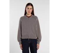 Dickies - Milan Pullover mit reißverschluss, Damen, Grau, Größe: XXS