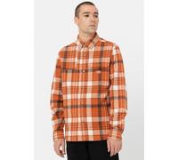 Dickies - Nimmons Bombay Brown - Hemd - Braun - L - 100% Baumwolle,Flanell Braun L