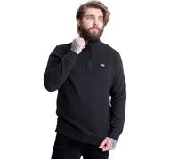 Dickies - Oakport Quarter Zip Black - Sweater - Schwarz - L - 60% Baumwolle, 40% Polyester Schwarz L