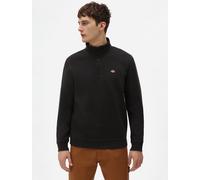 Dickies - Oakport Sweatshirt mit viertel-reißverschluss, Herren, Schwarz, Größe: L