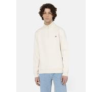 Dickies - Oakport Sweatshirt mit viertel-reißverschluss, Herren, Weiß, Größe: XS