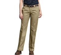 Dickies Original Damen-Arbeitshose mit Falten- und Fleckenresistenz, Khaki V1, 48 Zierlich