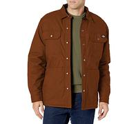 Dickies - Outerwear for Men, Flex Duck Shirt Jacket, Water Repelling Technology, Timber, XXL