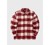 DICKIES PLAID COALING LS SHIRT men Longsleeves|Overshirts red|beige in Größe:M