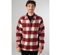 Dickies - Lässiges Hemd - Plaid Coaling LS Shirt Tibetan Red für Herren aus Wolle - Größe XL - Rot Rot XL