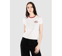 Dickies Plainville Ringer T-Shirt white Damen Gr. M
