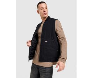 Dickies Quilted Full Zip Weste - Herren, Schwarz - S