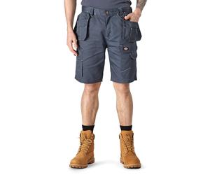 Dickies Redhawk Pro Arbeits-Polyester Herren Graue Arbeitsshorts 36 Zoll