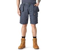 Dickies Redhawk Pro Arbeits-Polyester Herren Graue Arbeitsshorts 38 Zoll