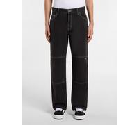 Dickies - Relaxed double knee Jeans, Herren, Schwarz, Größe: W38/L32
