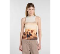 Dickies - Running Wild Top, Damen, Braun, Größe: S