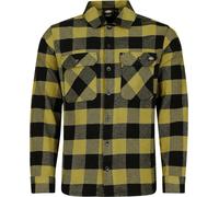 Dickies Sacramento Shirt Langarmhemd gelb schwarz in M
