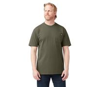 Dickies Herren Short Sleeve Heavyweight Crew Neck Pocket T-Shirt Henley-Hemd, Military Green, Mittel